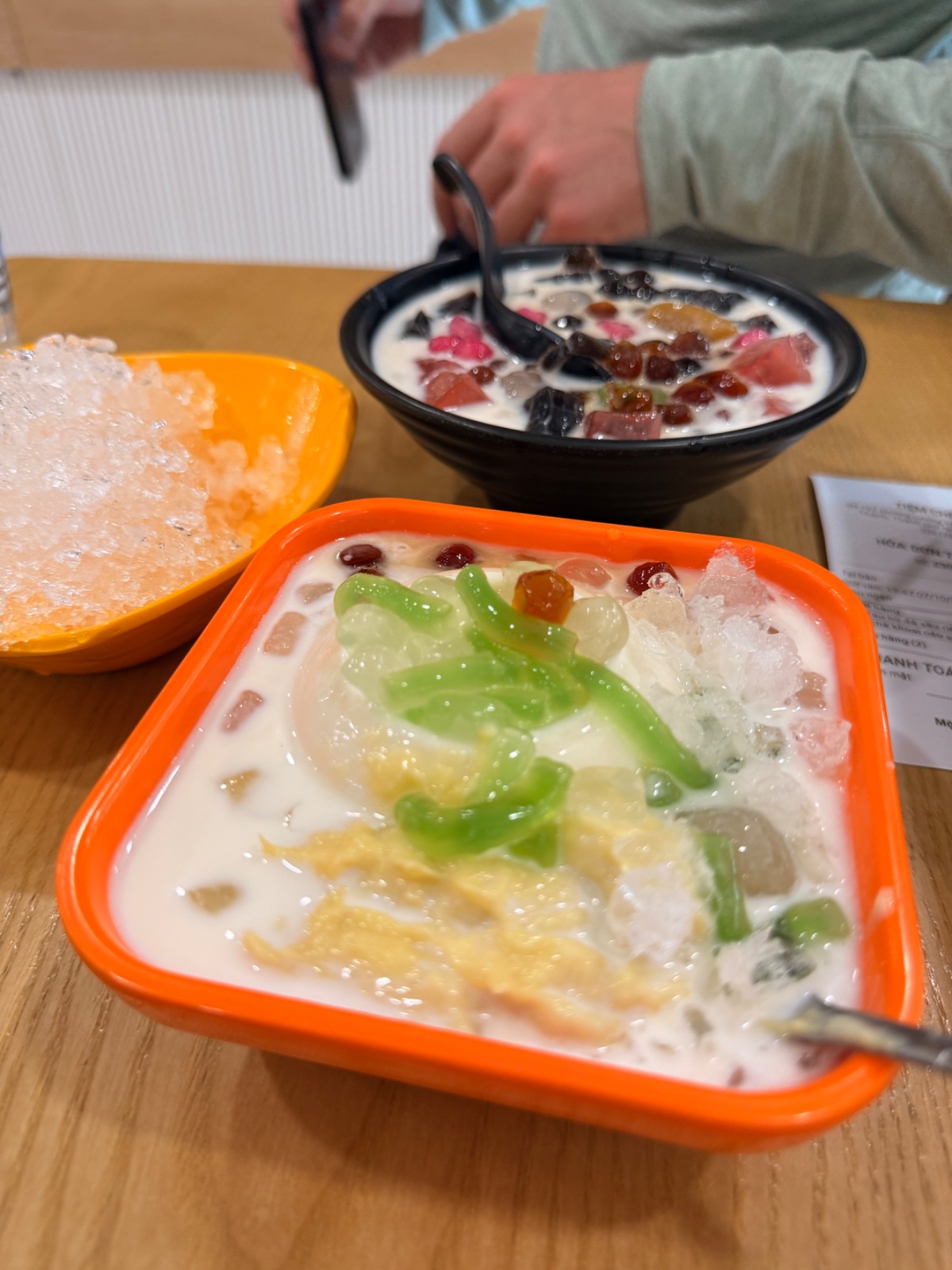 Chè with Durian, Pearls and Jelly (home version)