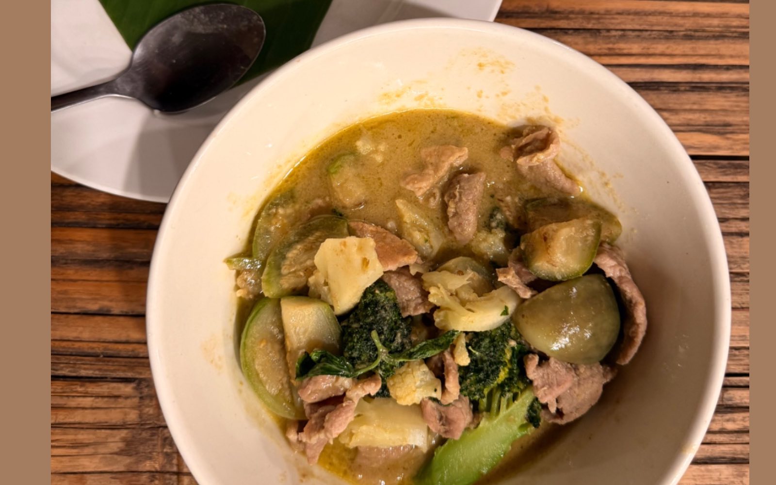 Thai Green Curry (แกงเขียวหวาน) - Original dish