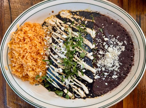 Mole Chicken Enchiladas