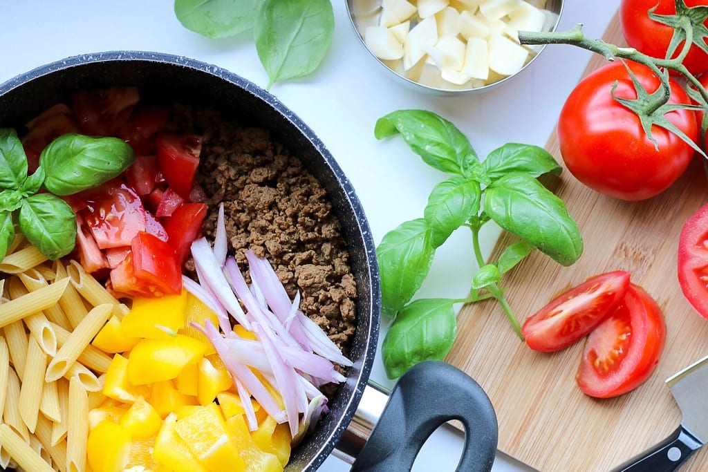 One-Pot Beef & Veggie Pasta