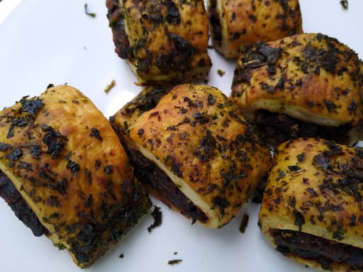 Vegan Miso Mushroom Rolls