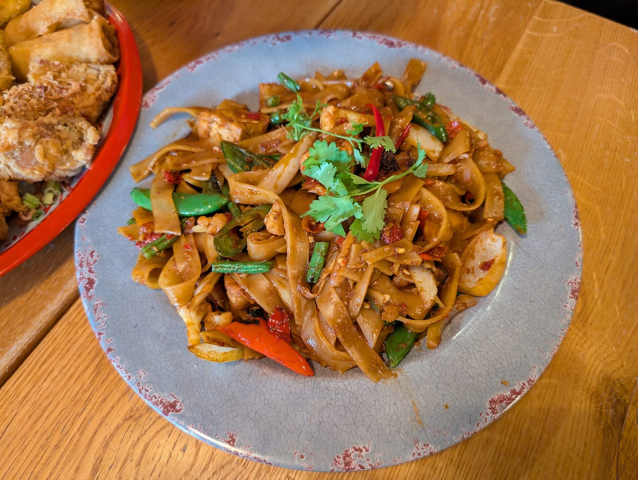 Thai Basil Noodles with Tofu and Vegetables