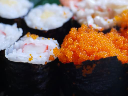 Vibrant Fusion Sushi Rolls