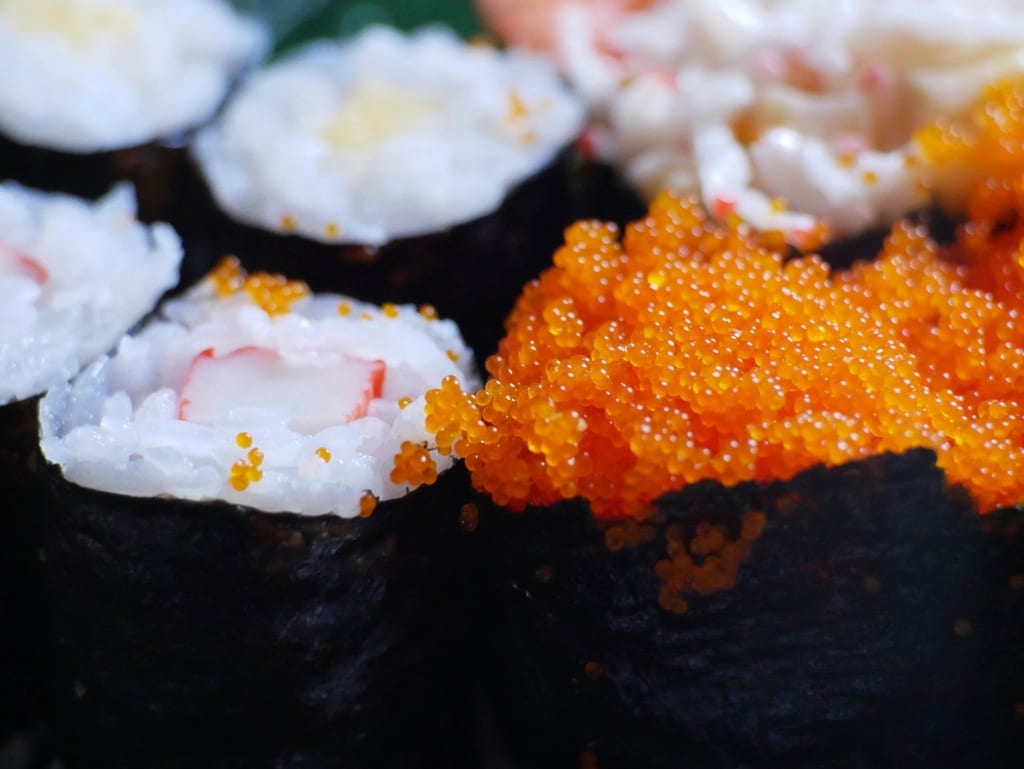 Vibrant Fusion Sushi Rolls