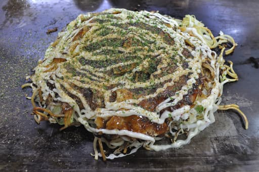 Okonomiyaki (Japanese Savory Pancake)