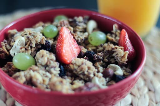 Fruit and Granola Breakfast Bowl