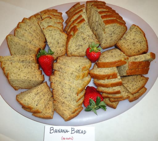 Banana Bread (No Nuts)