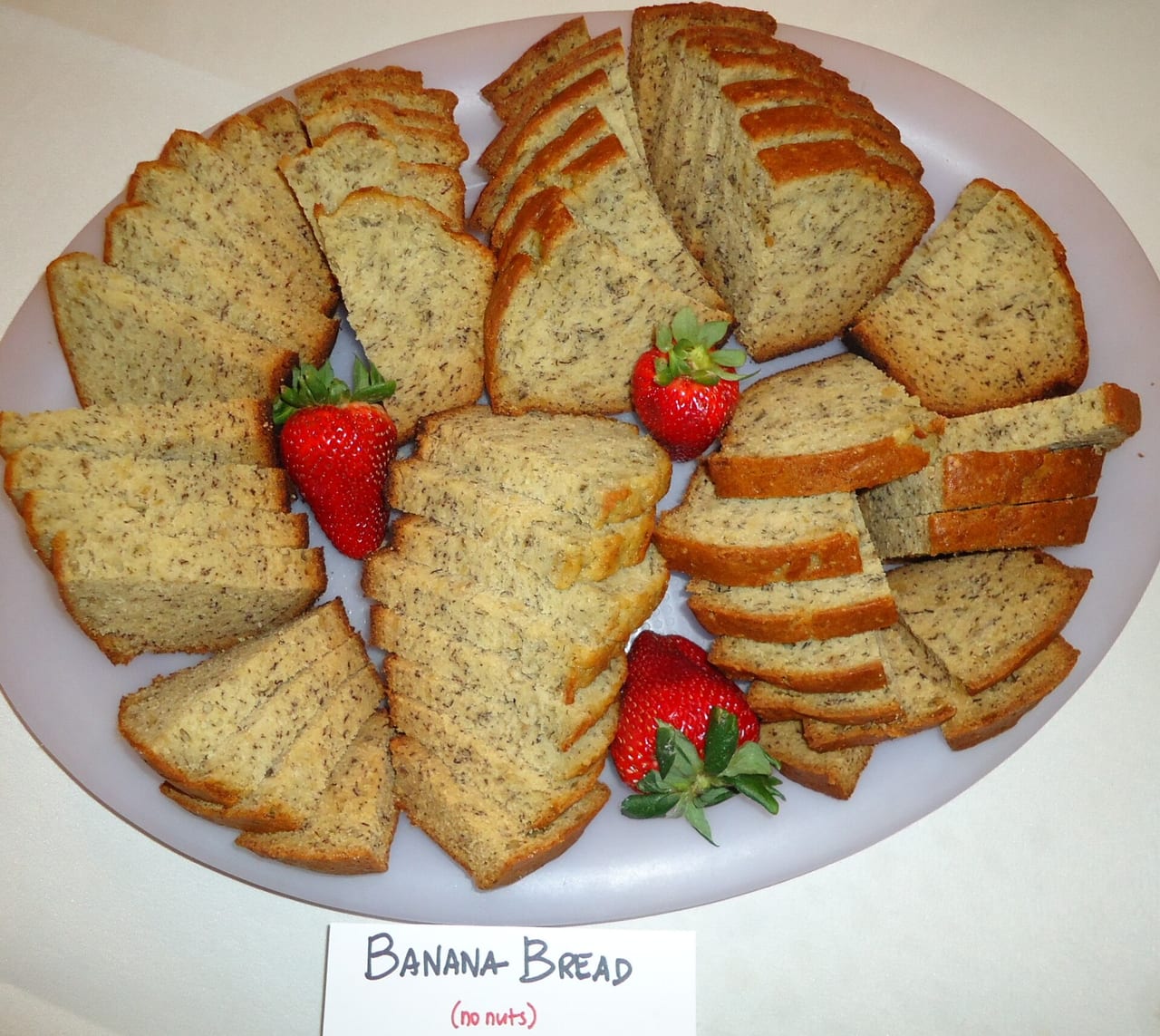 Banana Bread (No Nuts)
